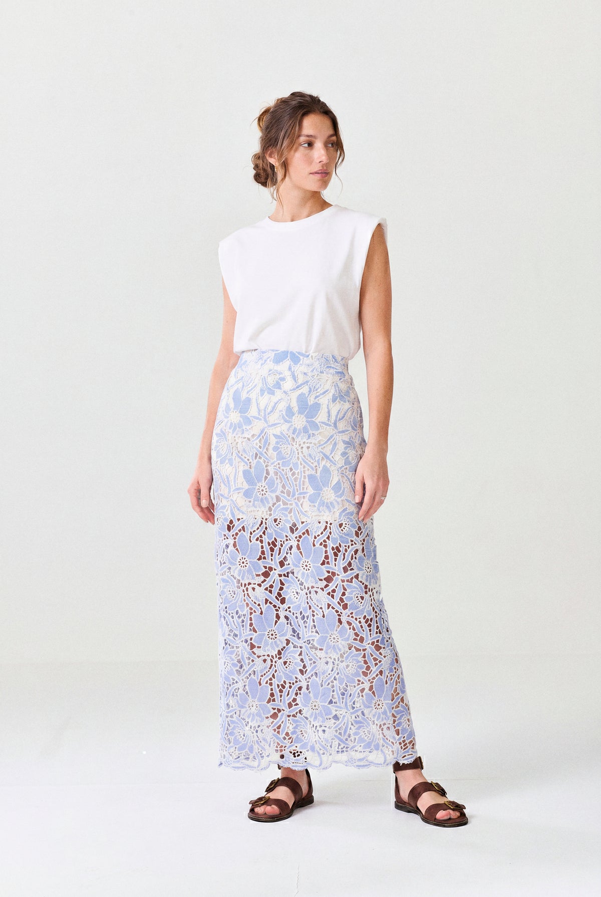 SAIA FLOWER BLUE