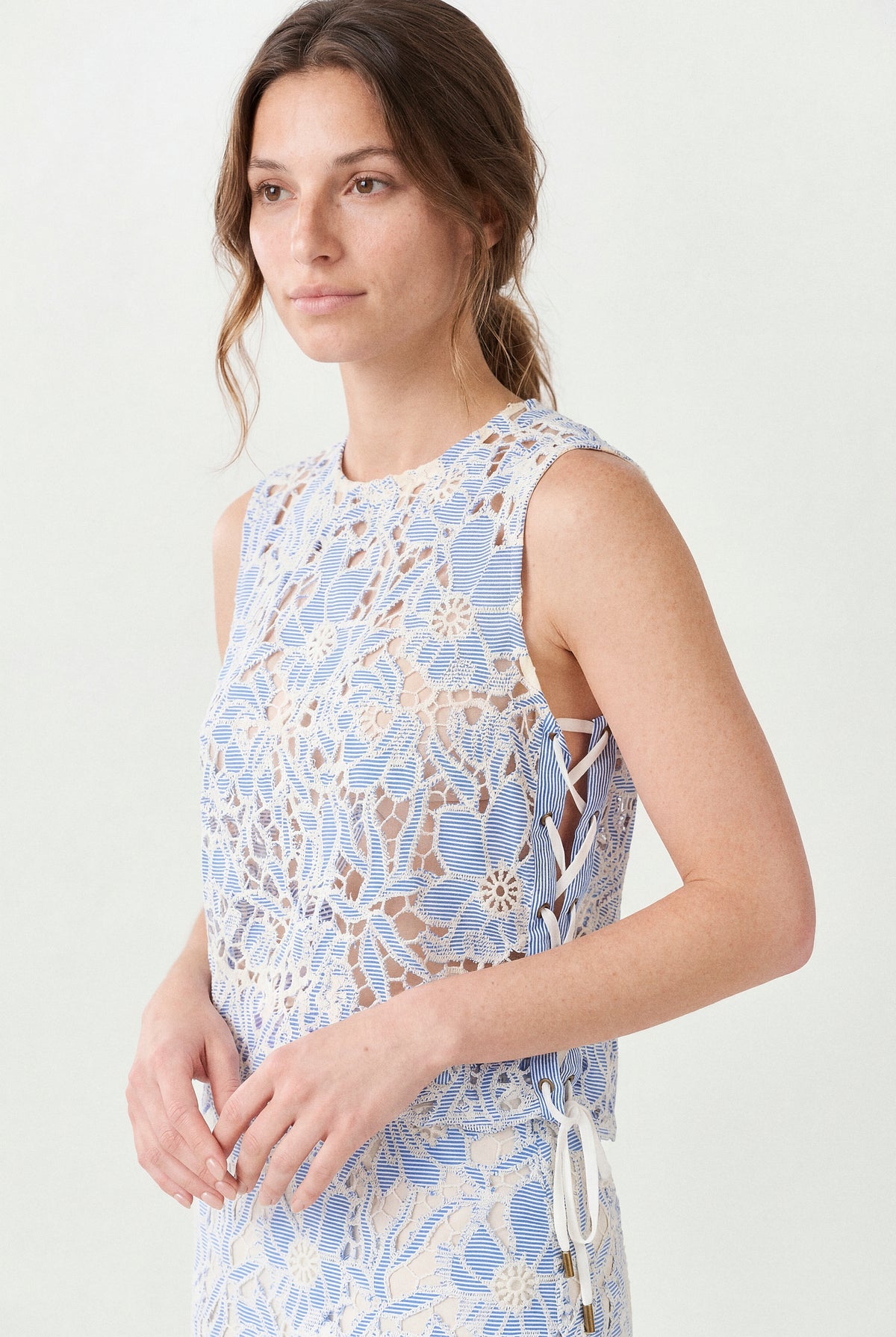 TOP FLOWER BLUE