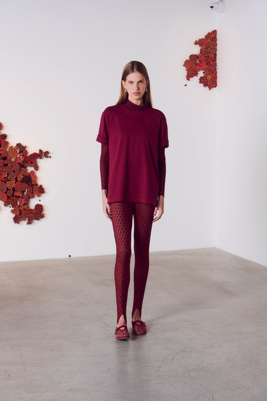 LEGGING SEGUNDA PELE VINHO