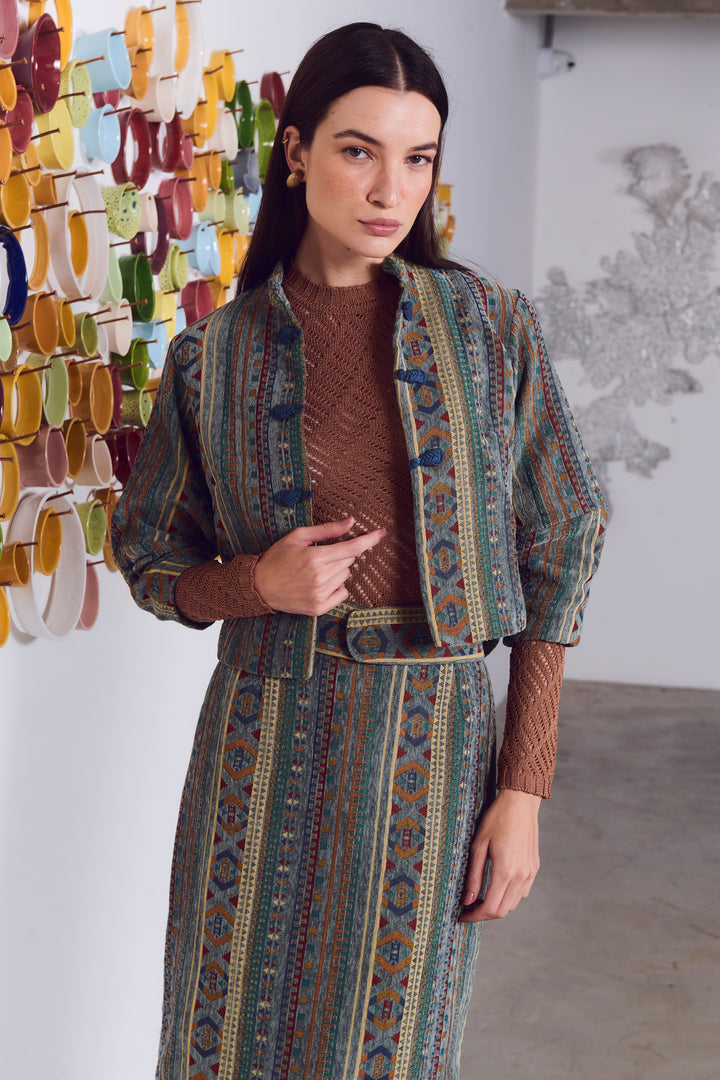 CASAQUETO ANDINO VERDE