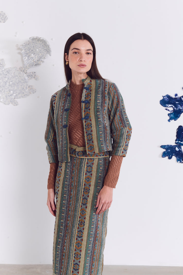 CASAQUETO ANDINO VERDE