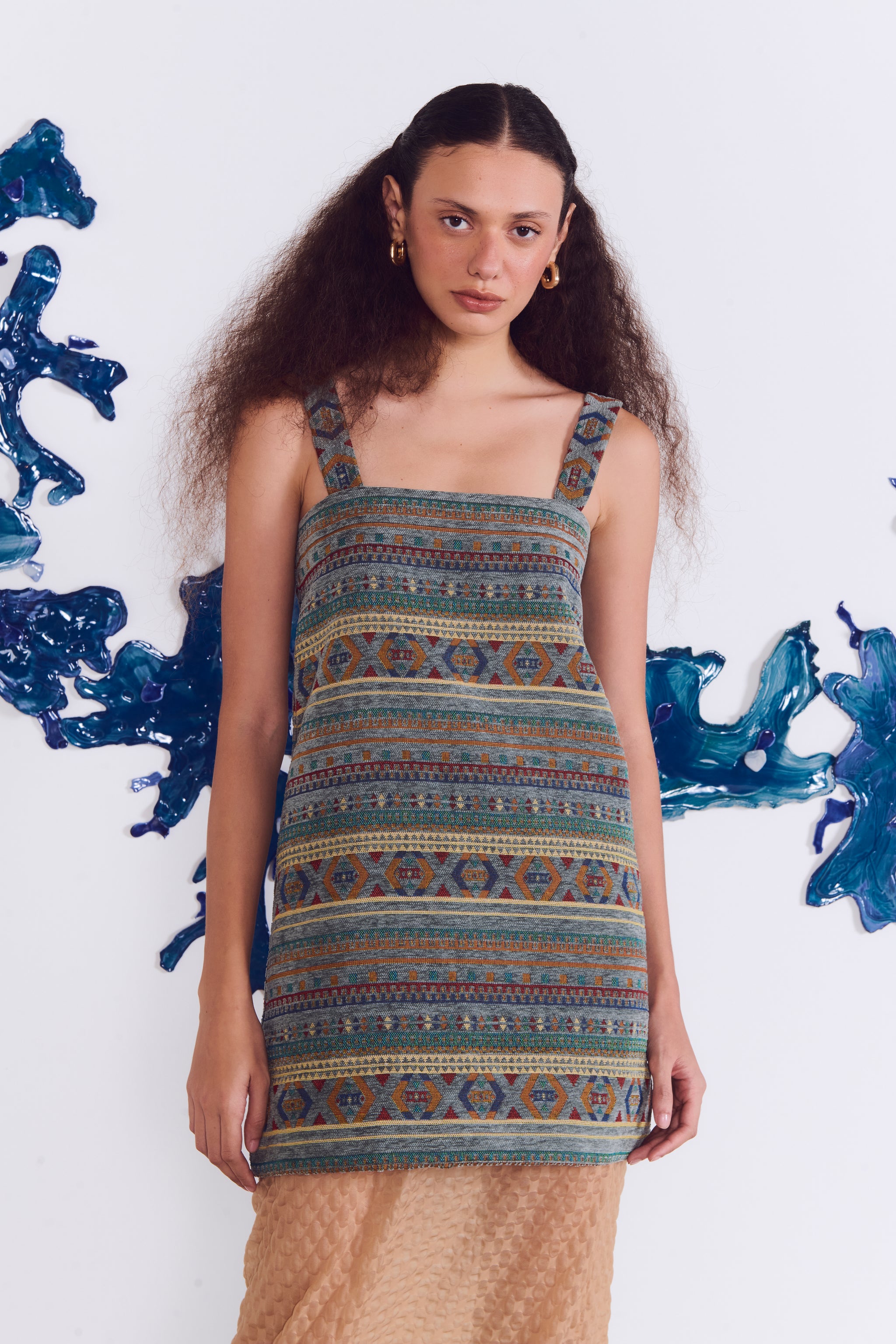 VESTIDO ANDINO VERDE