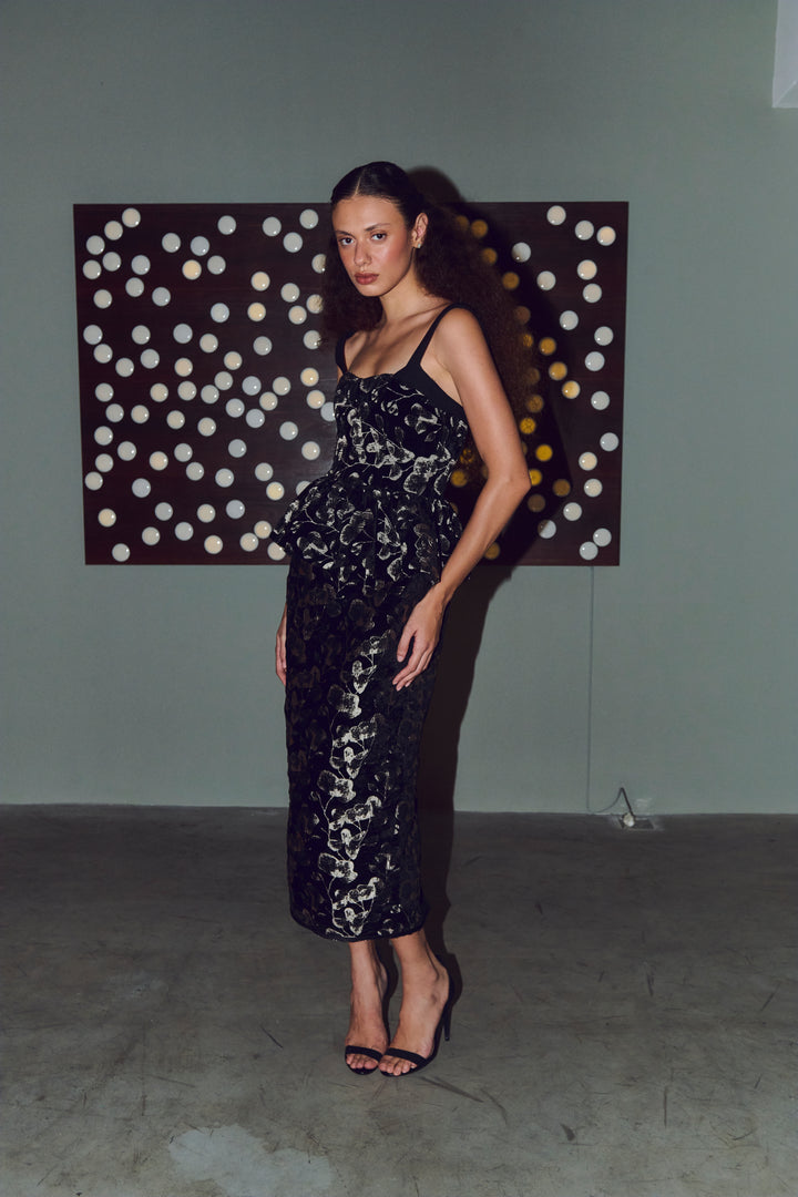 VESTIDO NIGHT GARDEN