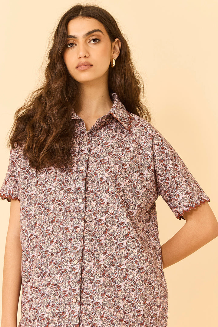 CAMISA INDIAN ROSE