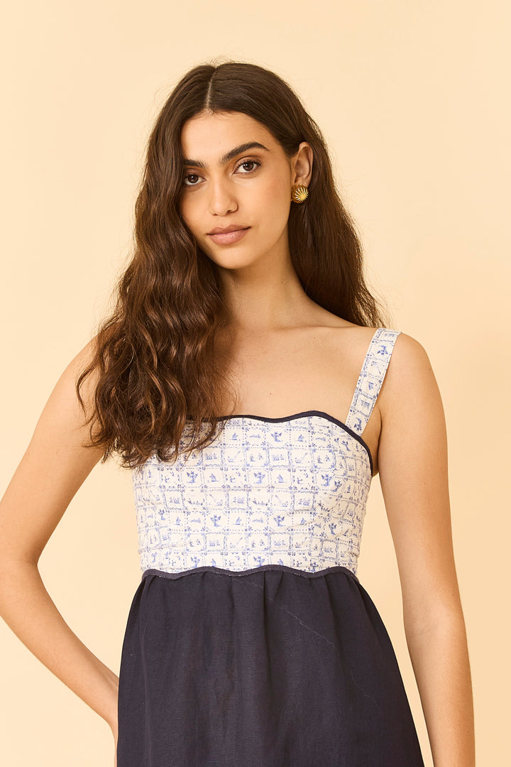 VESTIDO AZULEJO