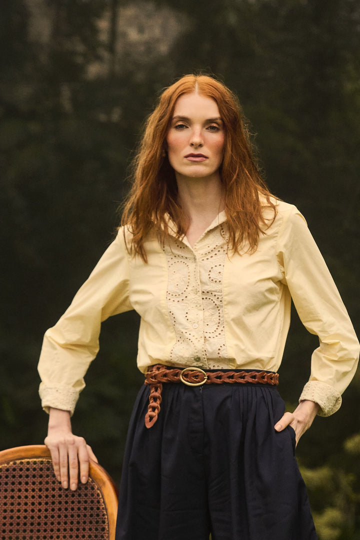 CAMISA CIRANDA SOL AMARELO