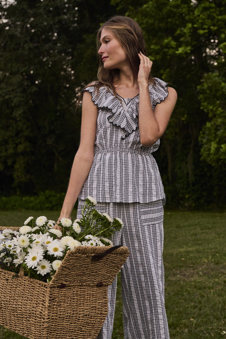 BLUSA BABADO CHESS XADREZ