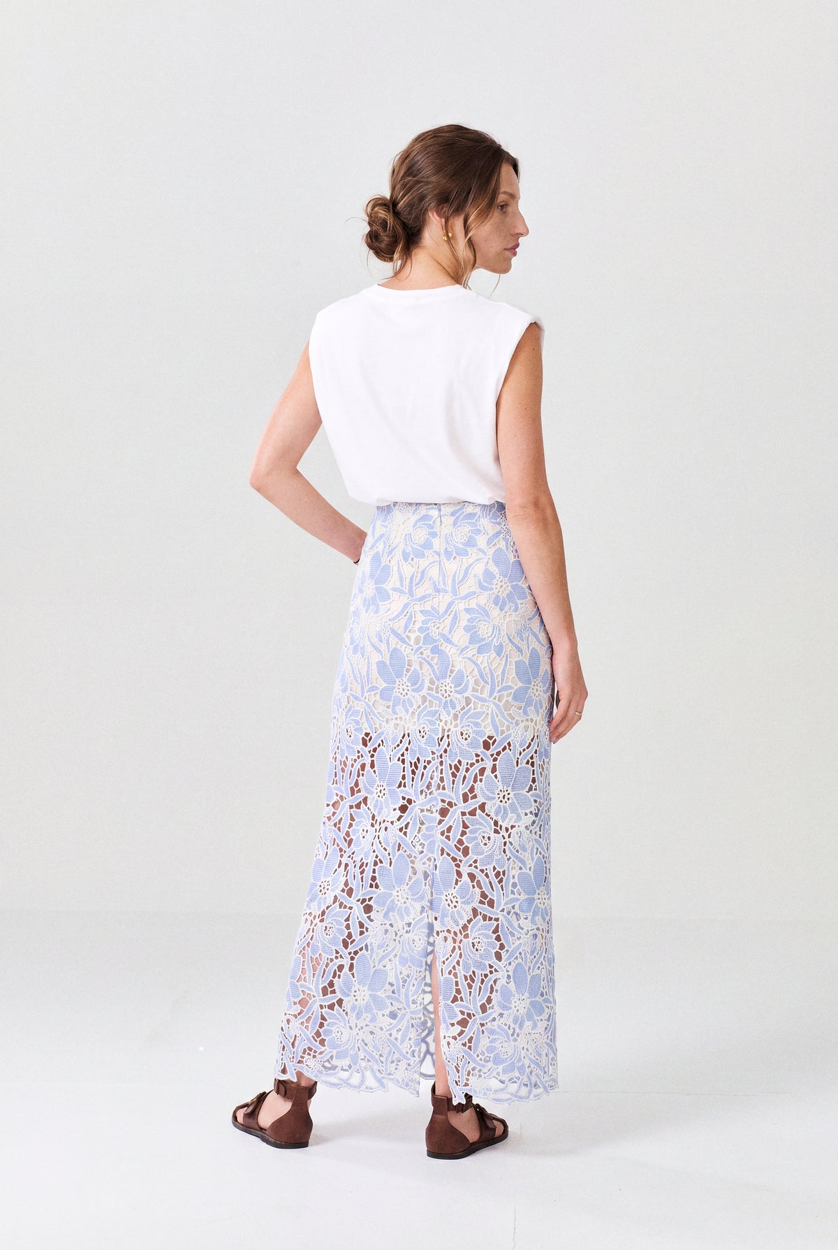 SAIA FLOWER BLUE