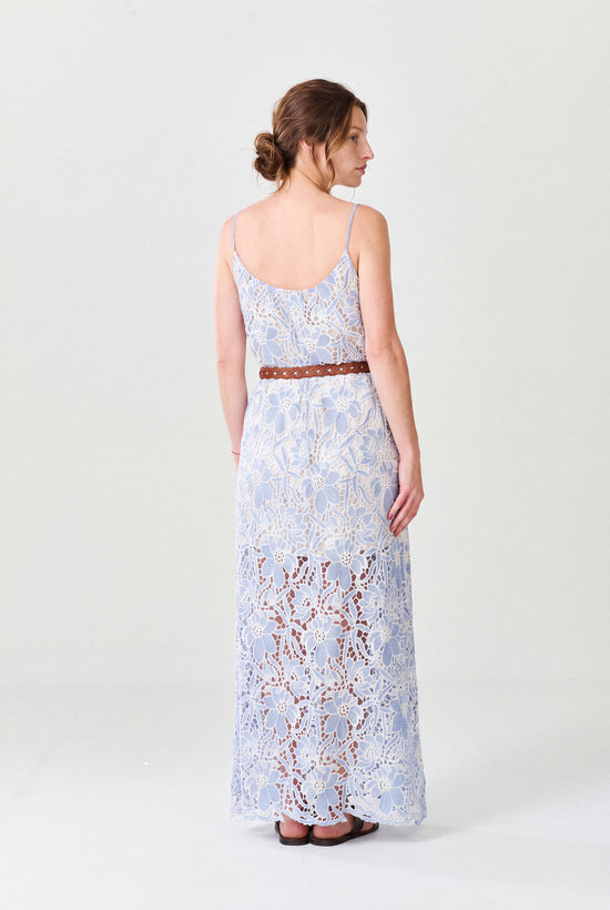 VESTIDO FLOWER BLUE