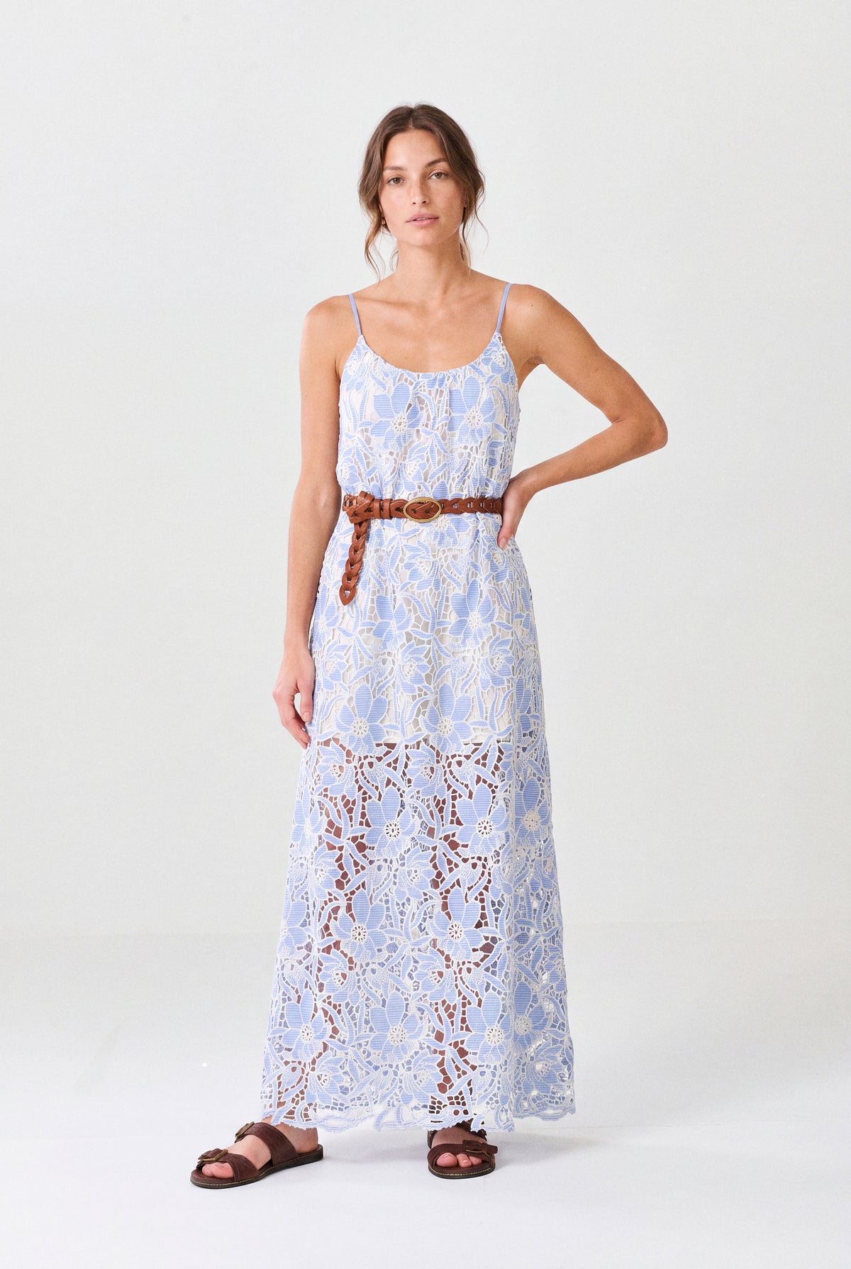 VESTIDO FLOWER BLUE