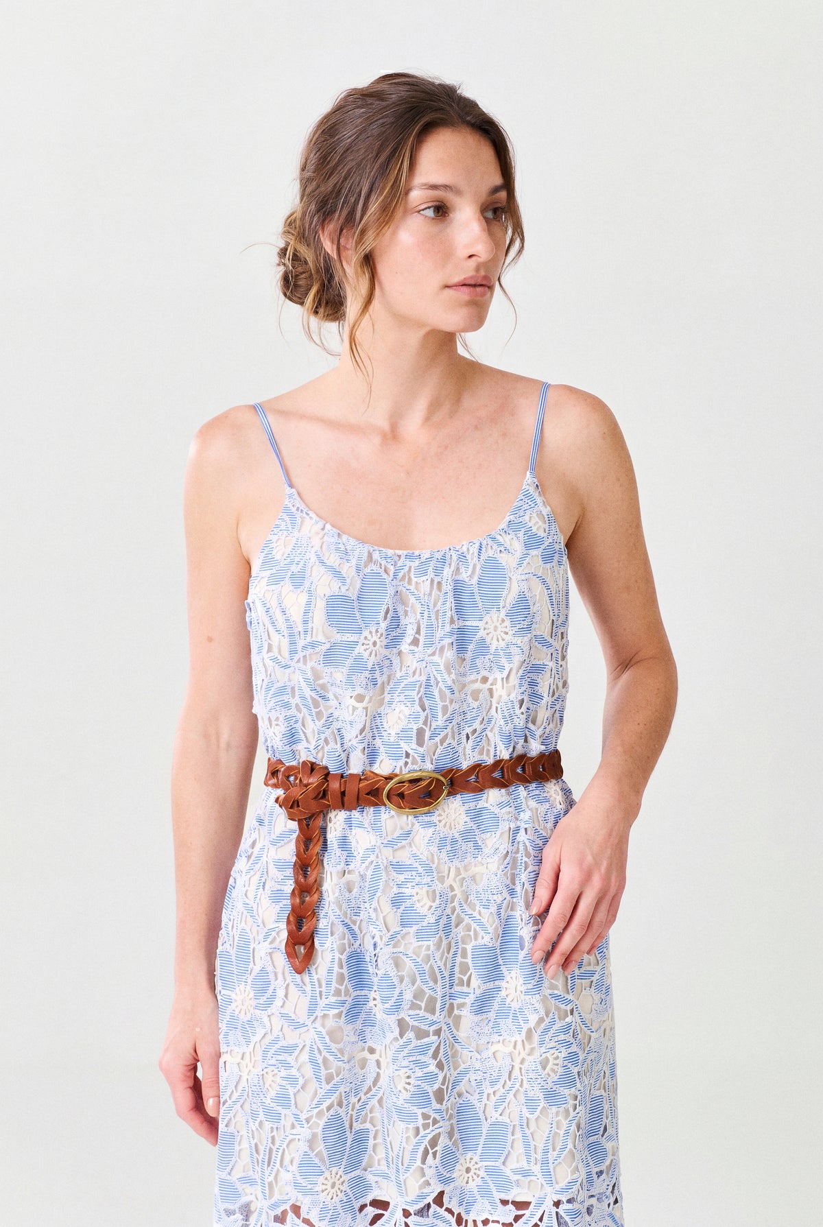 VESTIDO FLOWER BLUE