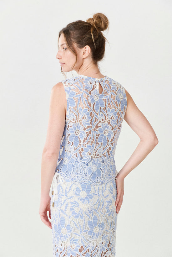 TOP FLOWER BLUE
